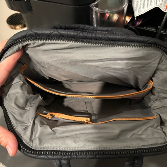 MZ Wallace Black Quilted Top Handle Women's backpack - Picture 4 of 6